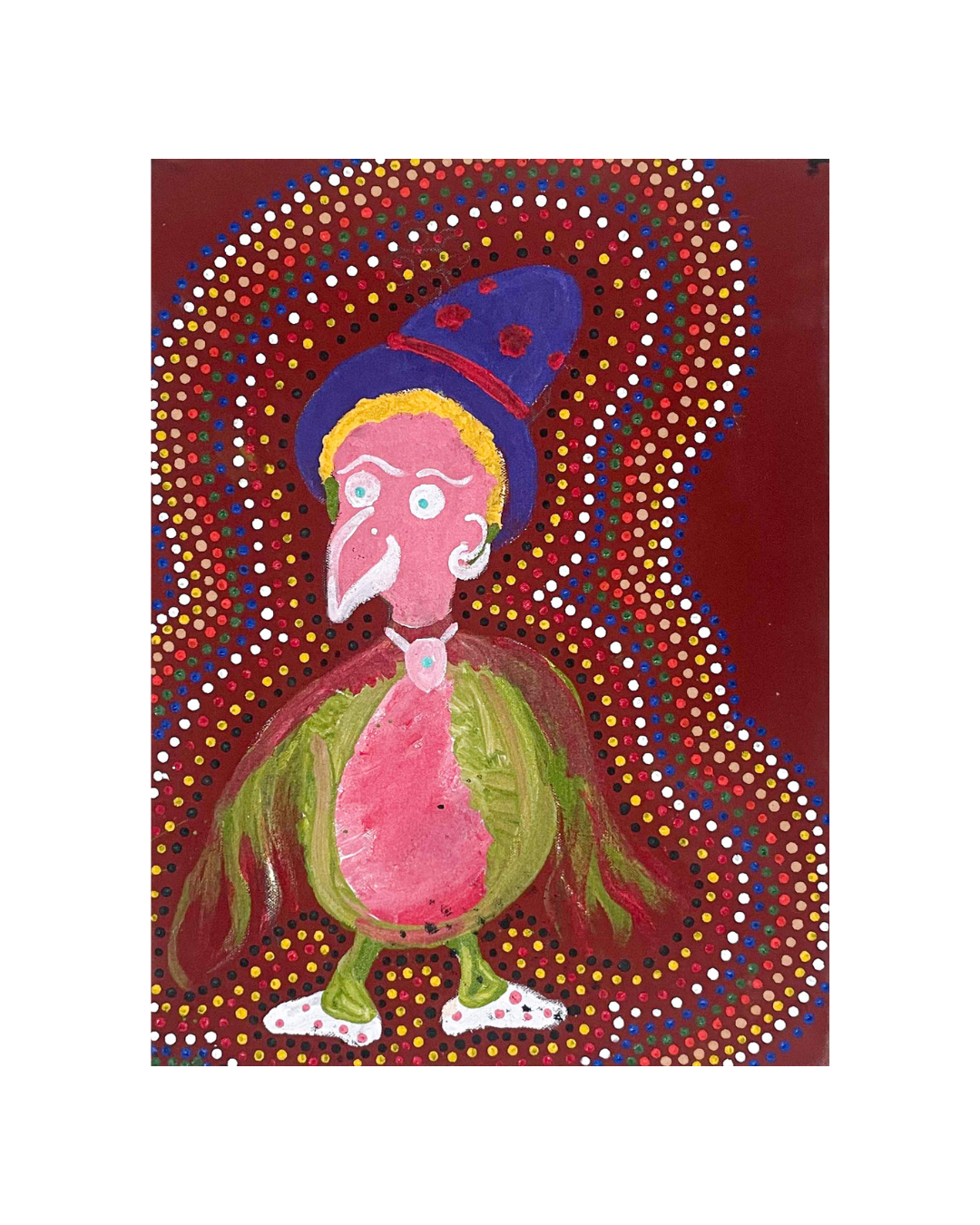 Wizard bird, 30x40cm