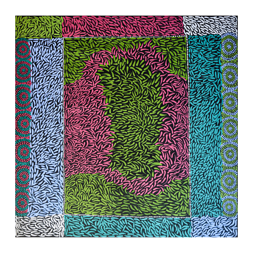 Bush medicine, 91x91cm