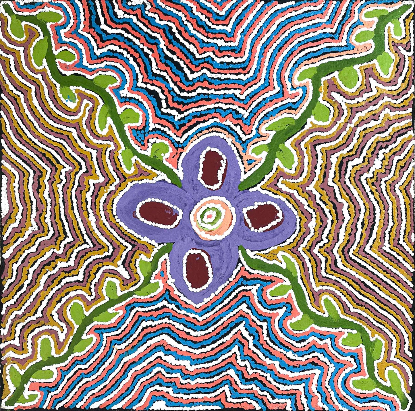 Desert Flower, 56 x 56cm