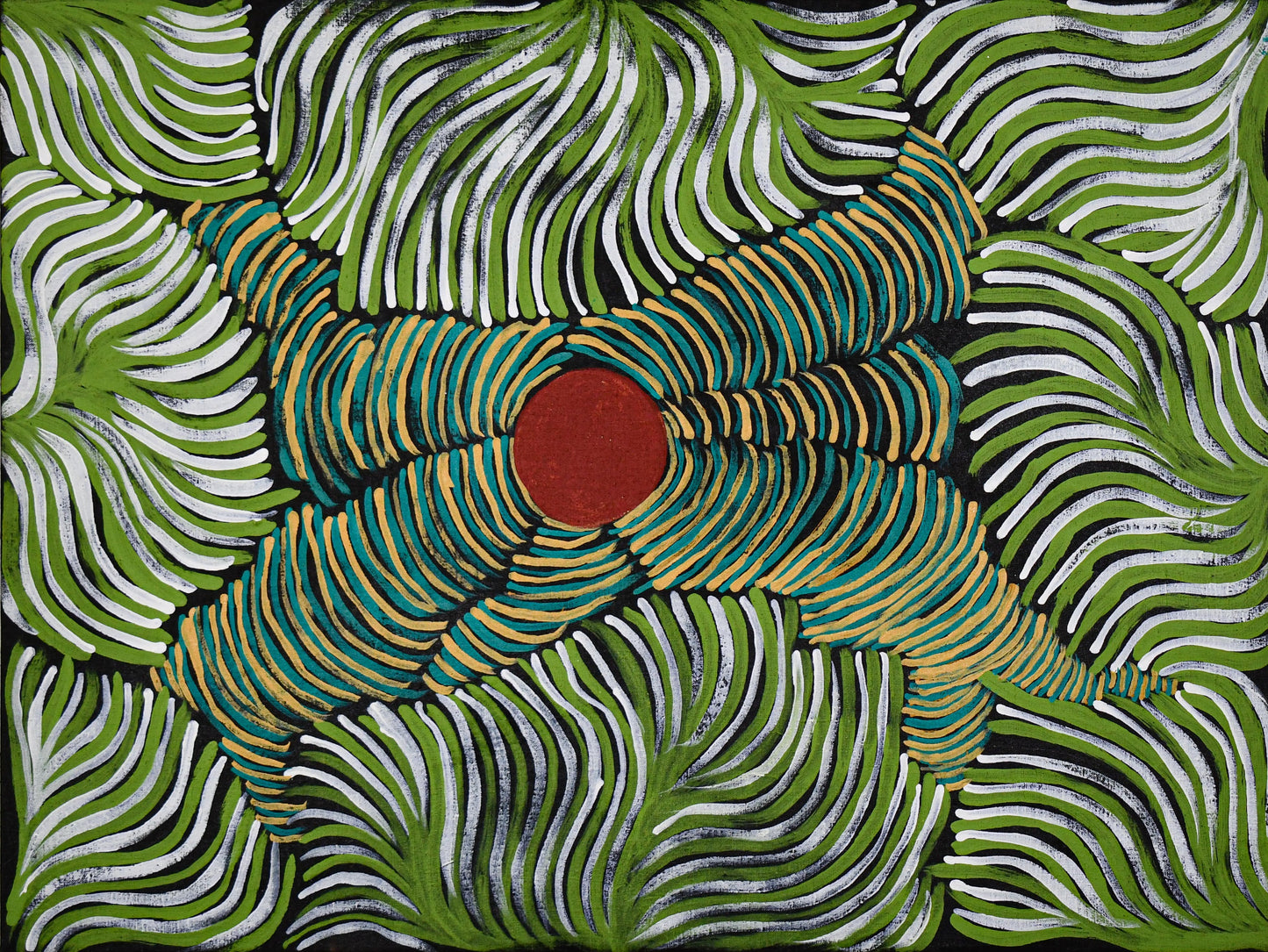 Bush Medicine Leaves, 80x60cm