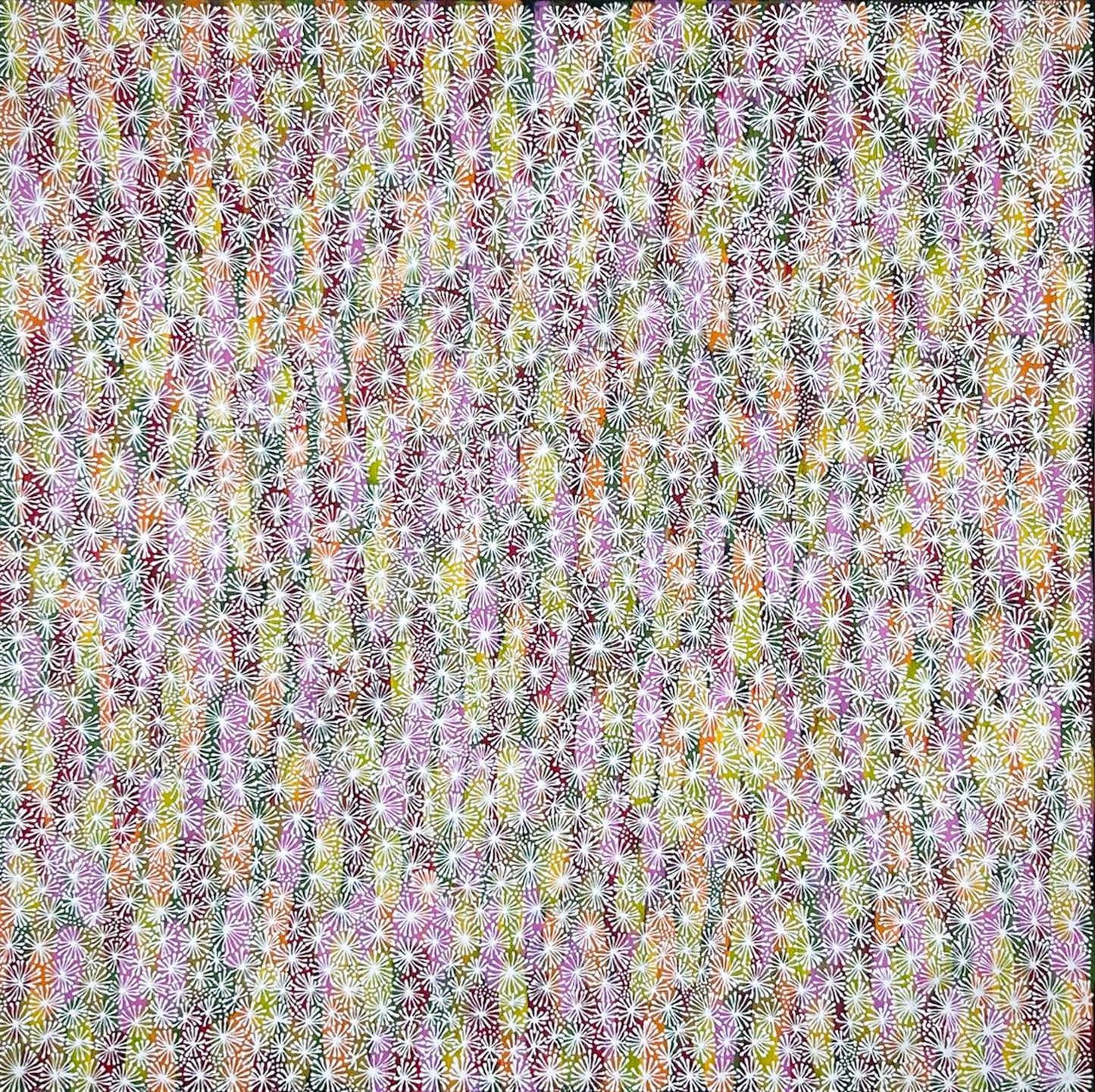 Bush medicine leaves, 61x61cm