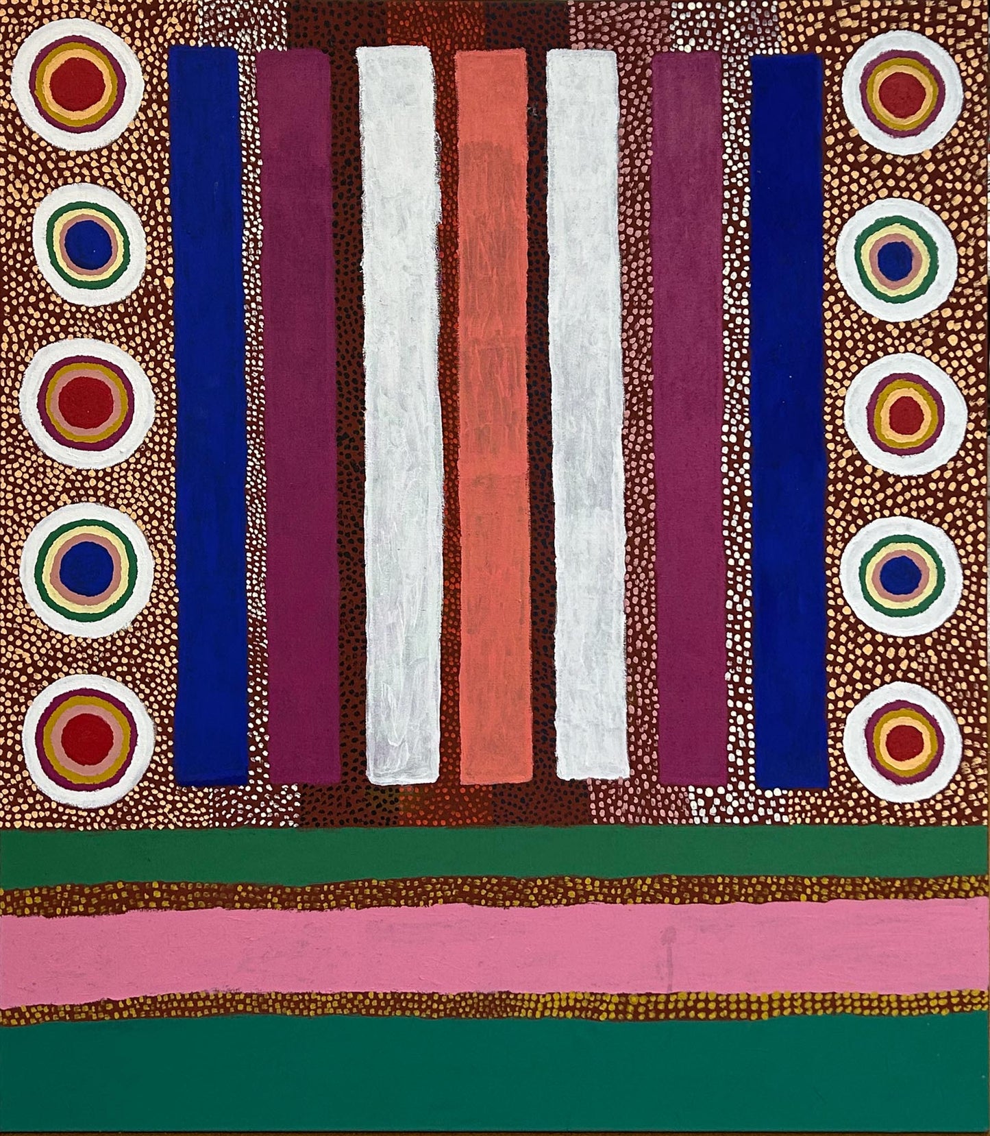 Them two snakes, 107x122cm