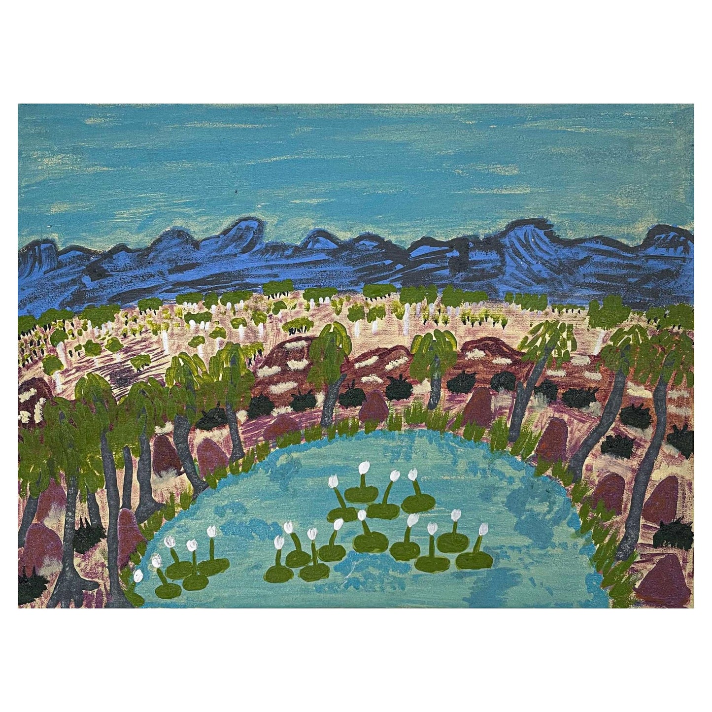 Country in my mind, 61x46cm