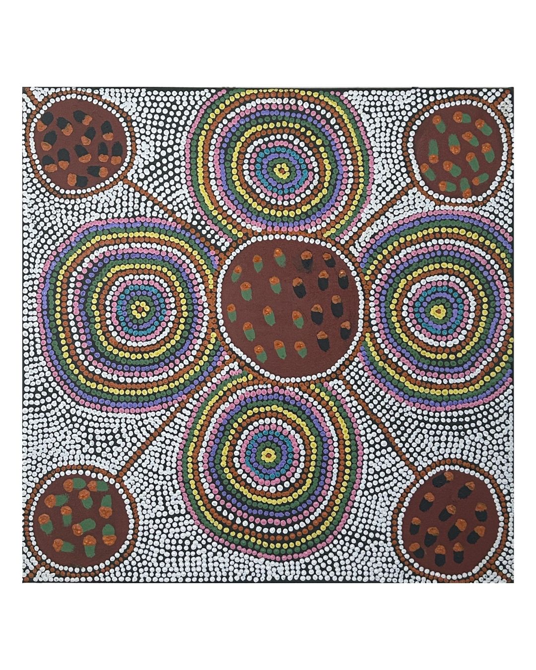 Bush tuckers, 61x61cm