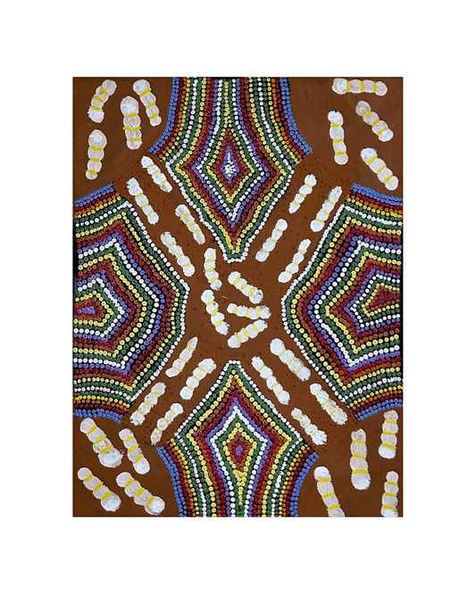 Hunting Witchetty, 61x46cm