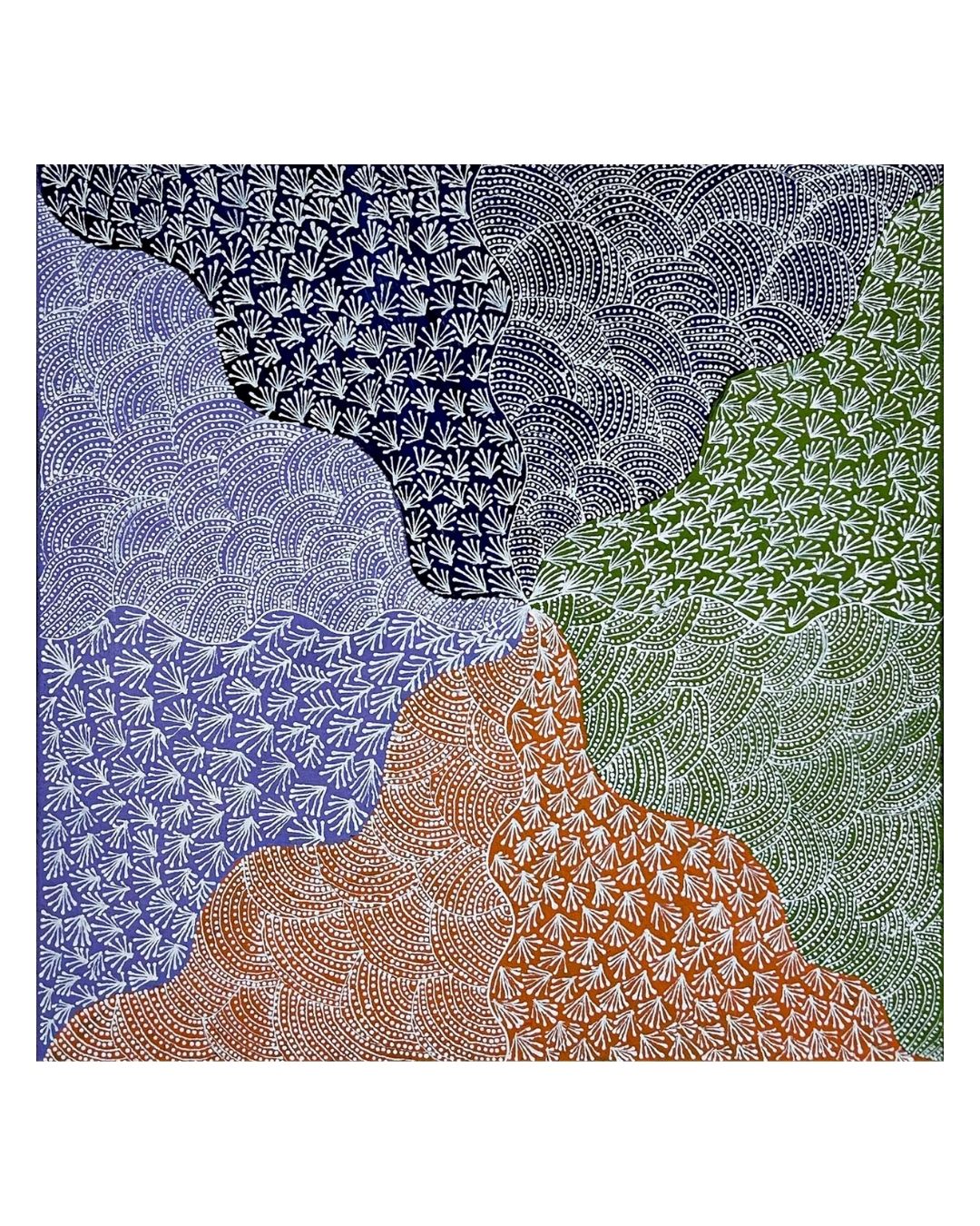 Irltenty (honey flower), 56x56cm