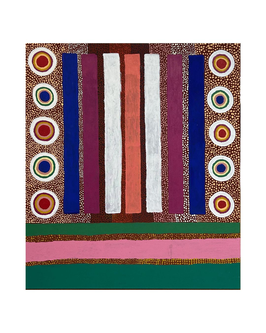 Them two snakes, 107x122cm
