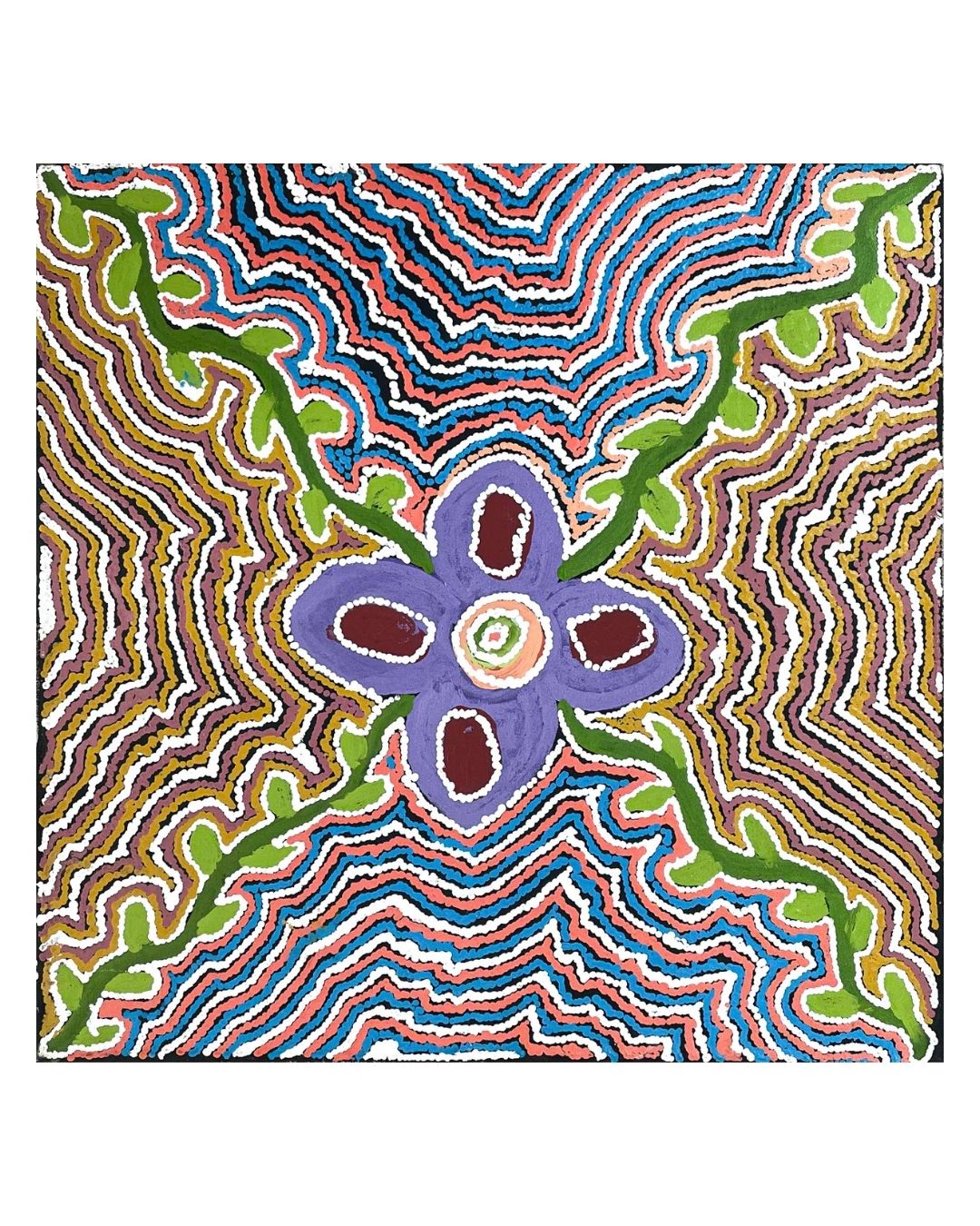 Desert Flower, 56 x 56cm