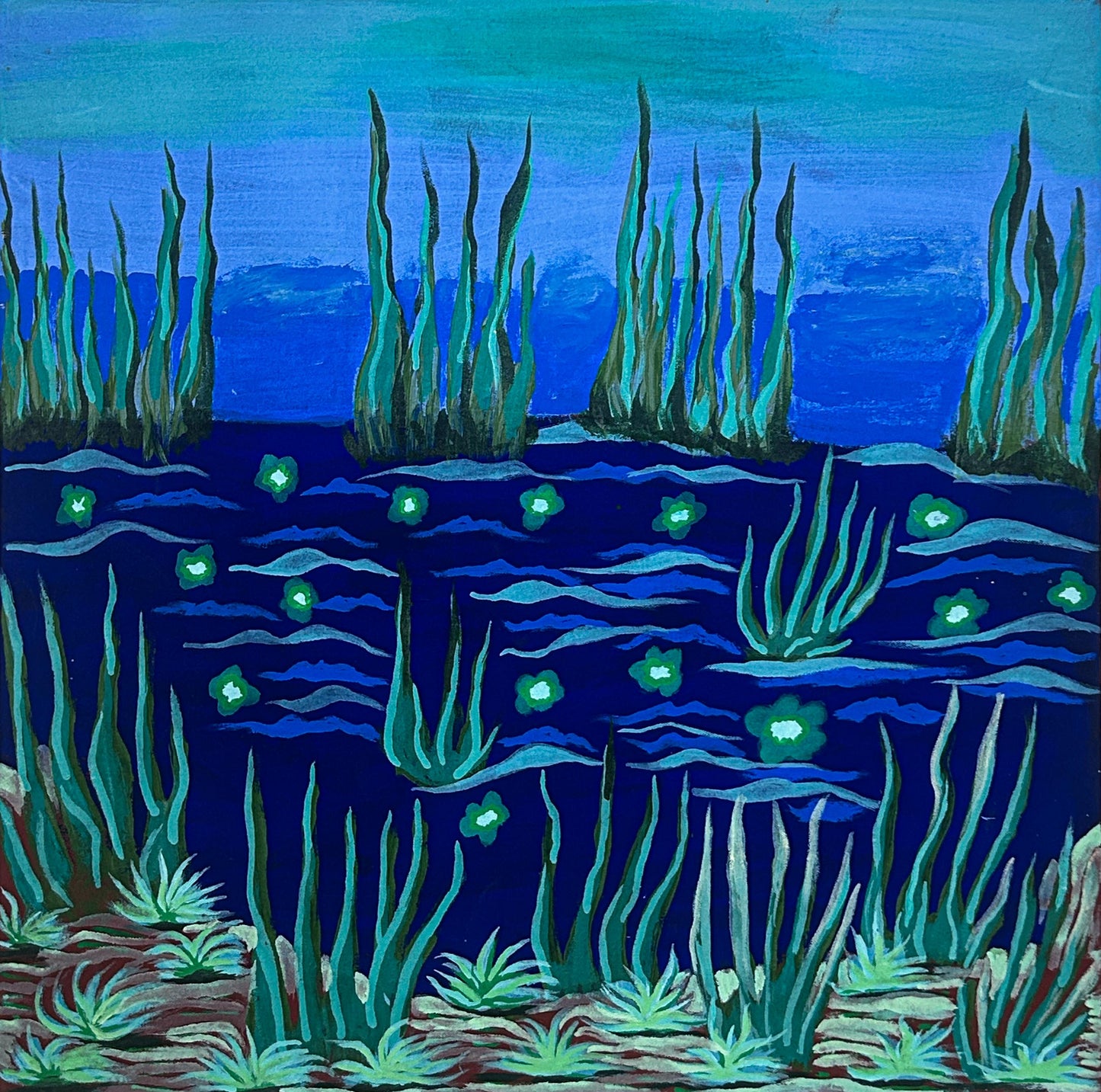 Swamp, 61x61cm
