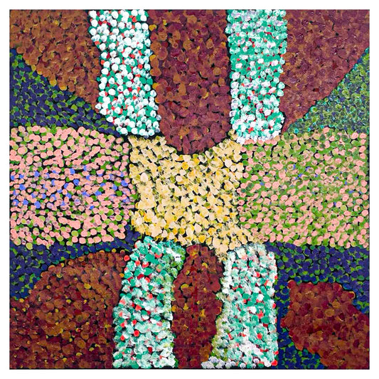 Bush medicine, 107x107cm