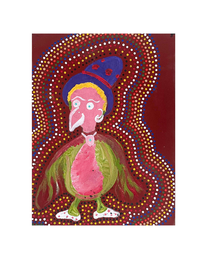 Wizard bird, 30x40cm
