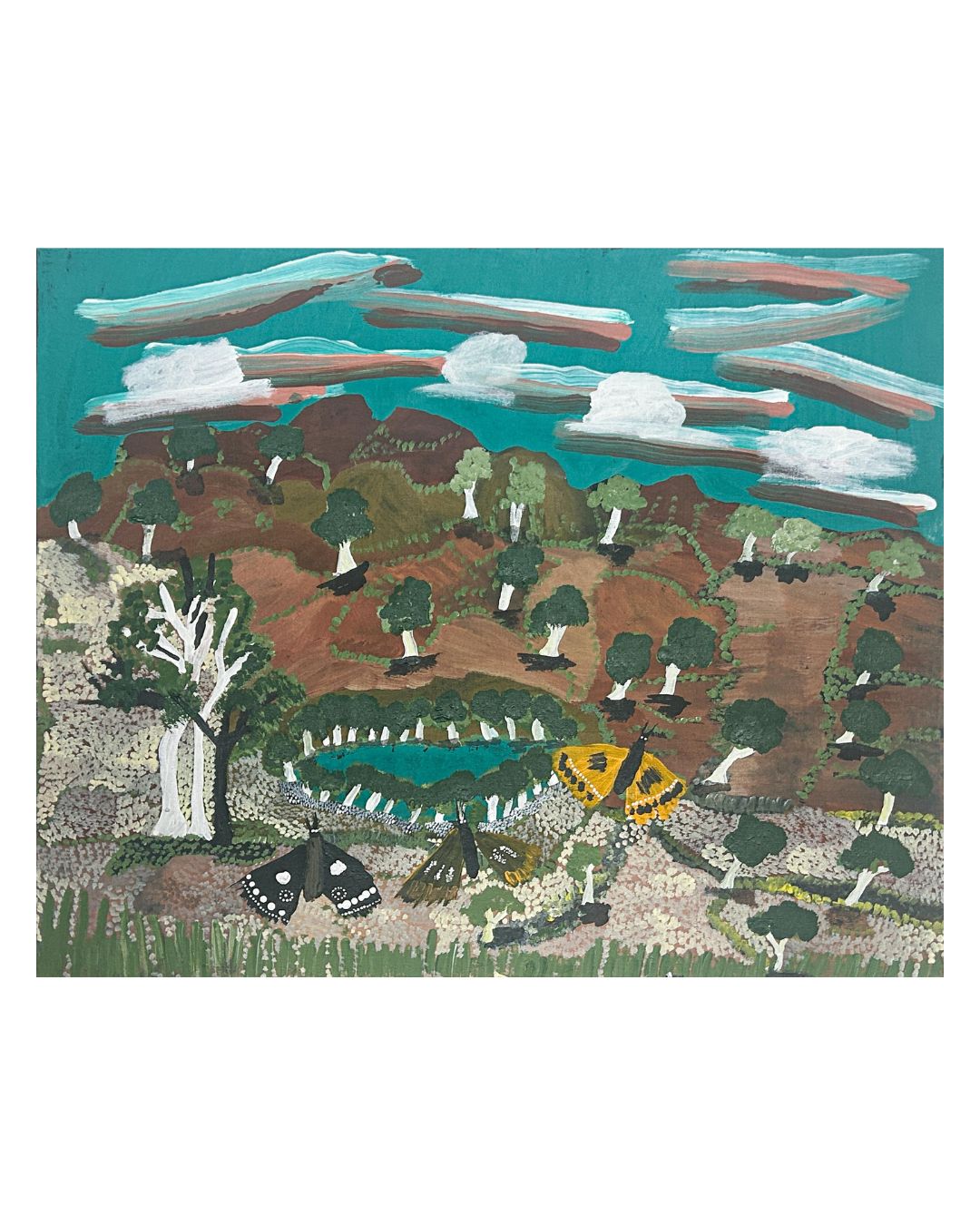 Butterflies, 61x76cm