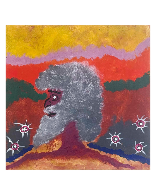 Old man, 30x30cm