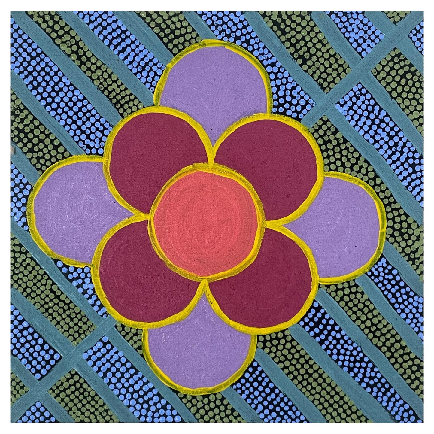 Desert Flower, 30x30cm