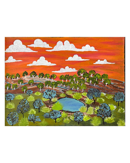 Other side from policeman's waterhole, 61x46cm