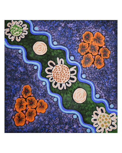 Out hunting 91 x 91cm