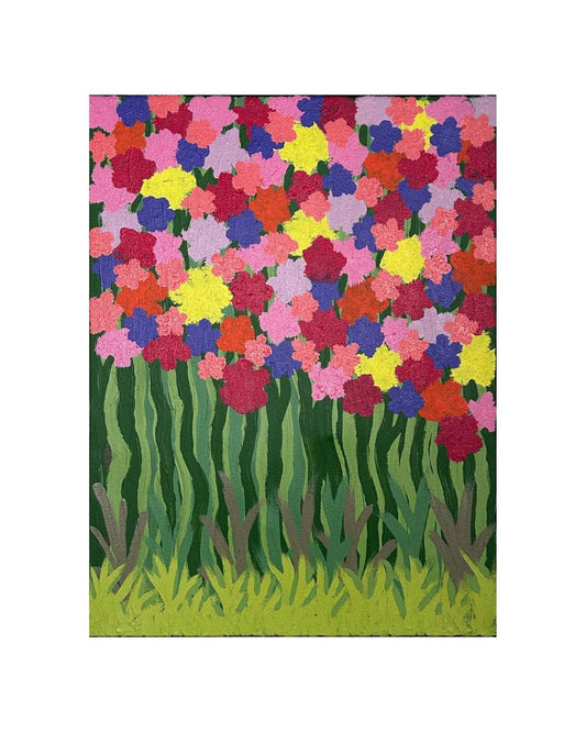 Wild bush flowers, 61x46cm