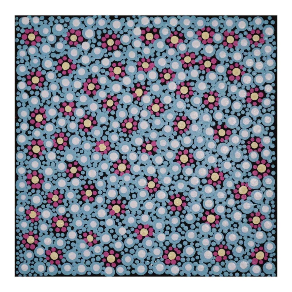 Bush flowers, 30x30cm