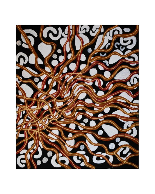 Hunting area, 107x91cm