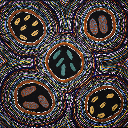 Bush tucker, 61x61cm
