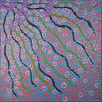Bush flowers, 30x30cm