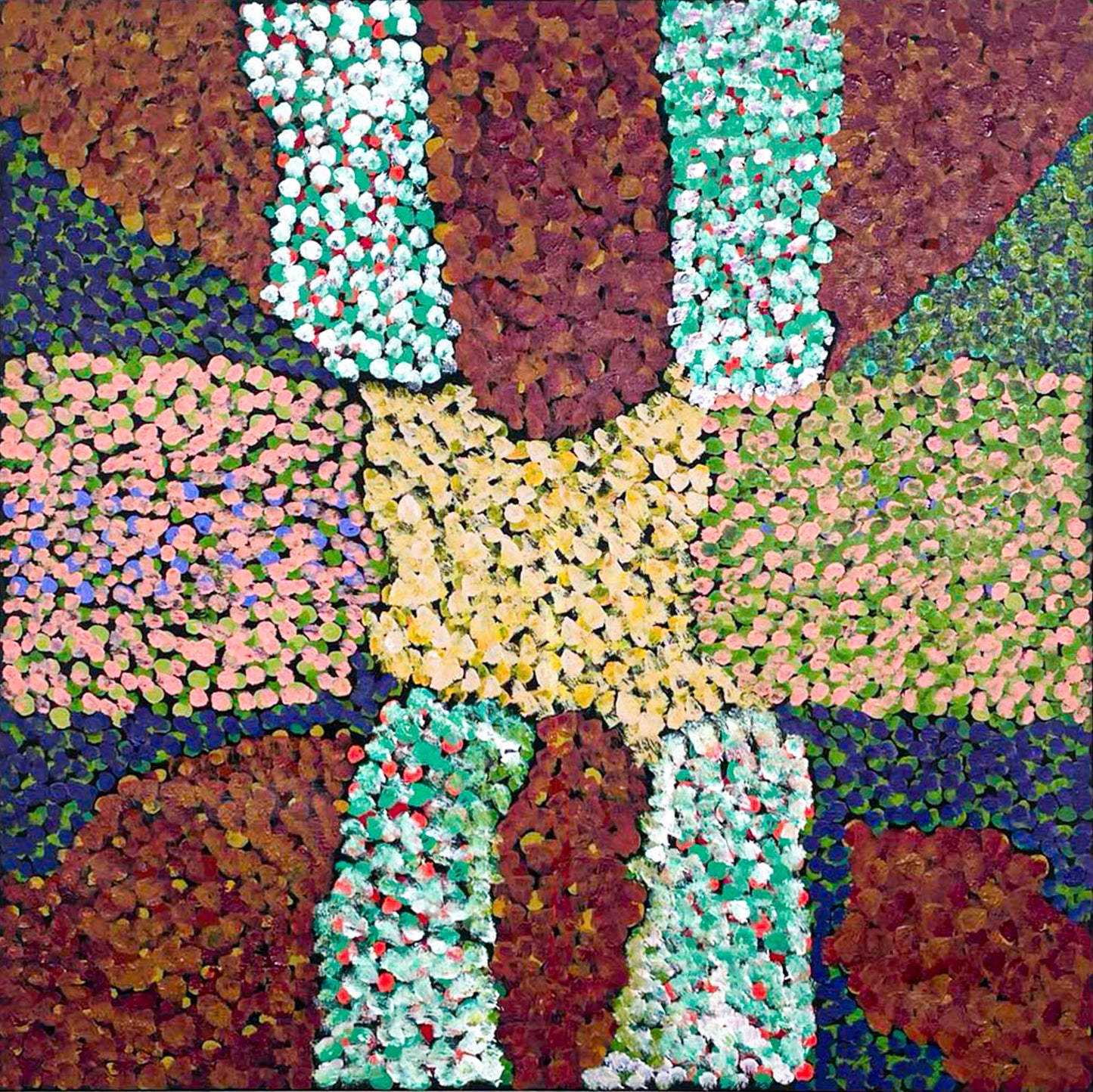 Ilenyenp (cockroach cassia), 107x107cm