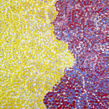 Bush plum and honey, 107x107cm