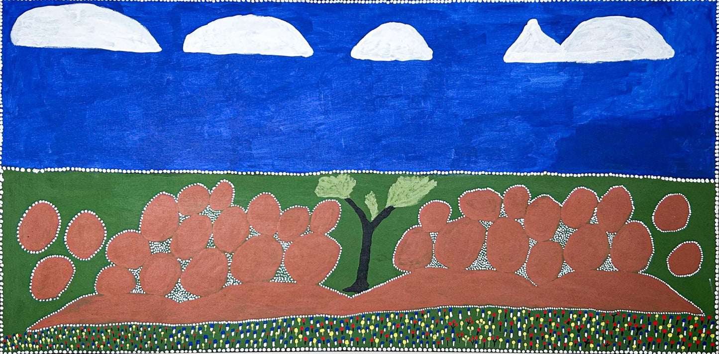 Big eye lizard tree, 183x91cm