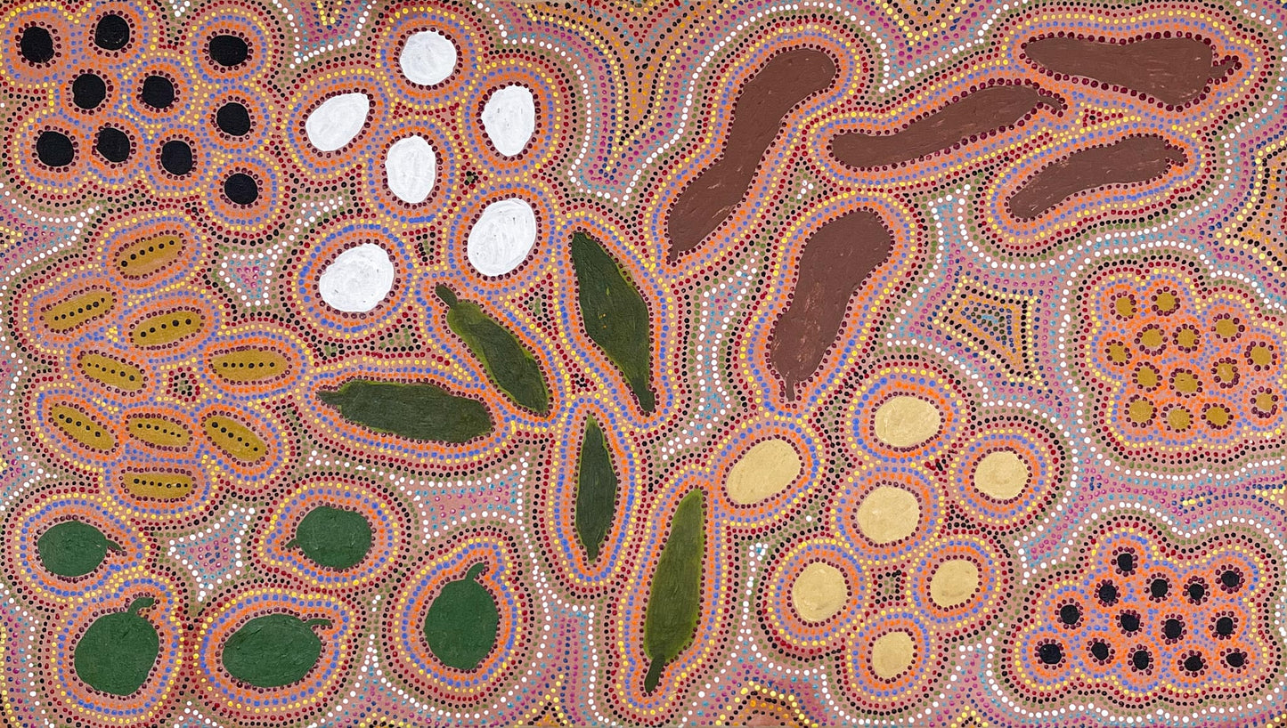 Bush tucker, 61x107cm
