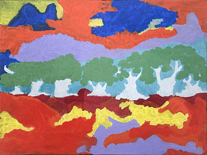 Bright landscape, 30x40cm