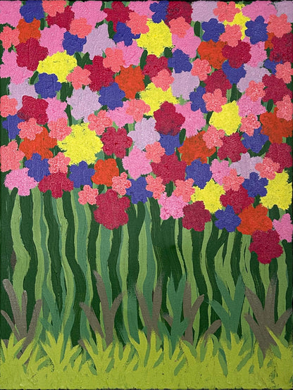 Wild bush flowers, 61x46cm