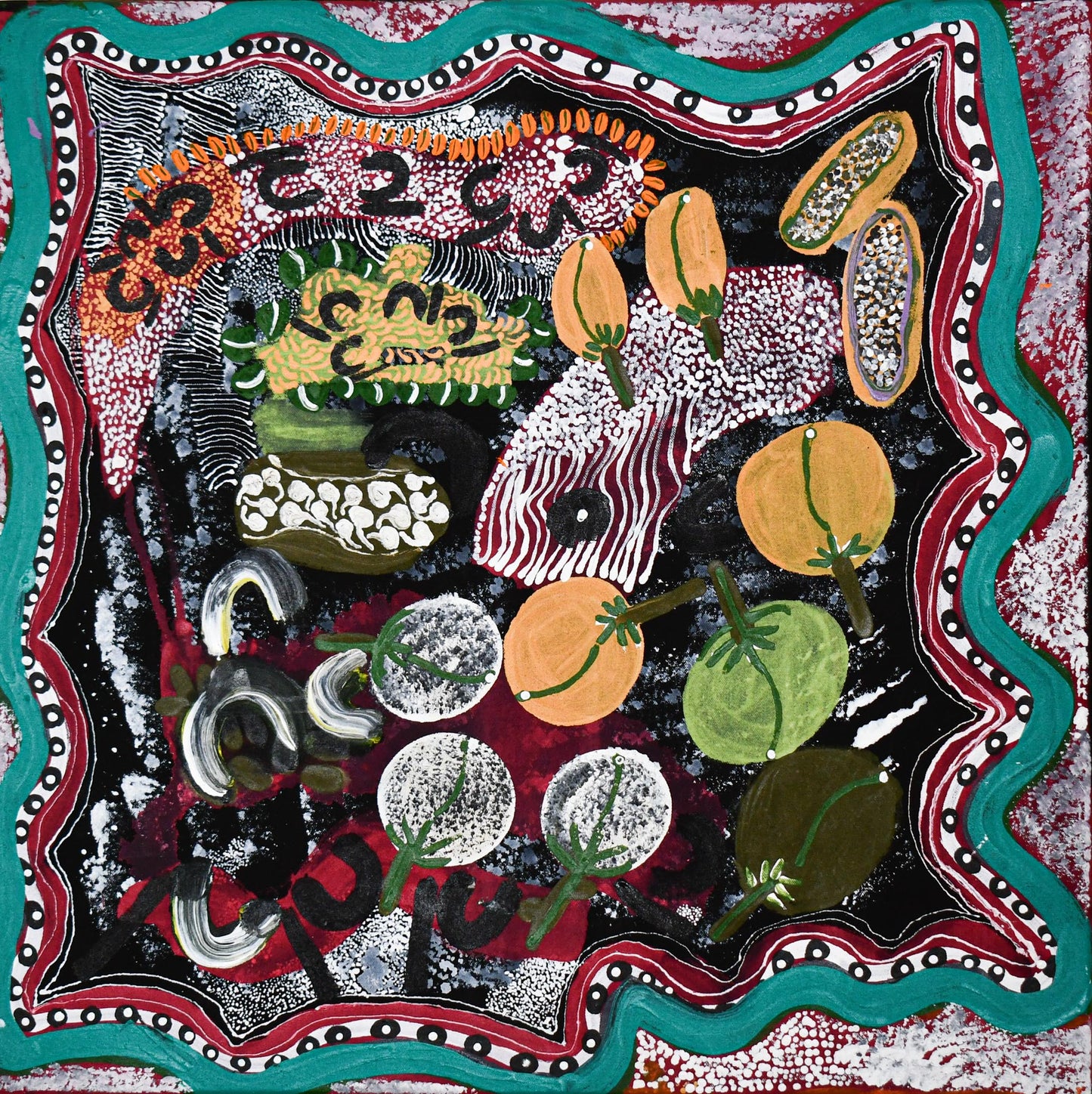 When we go out, 61x61cm