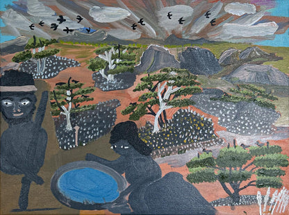 Walking around Country, 46x61cm