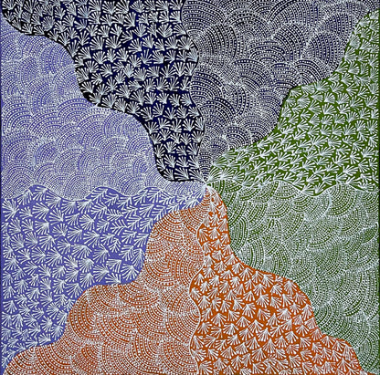 Irltenty (honey flower), 56x56cm