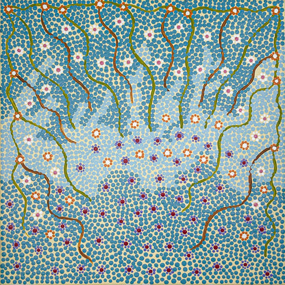 Bush flowers, 61x61cm