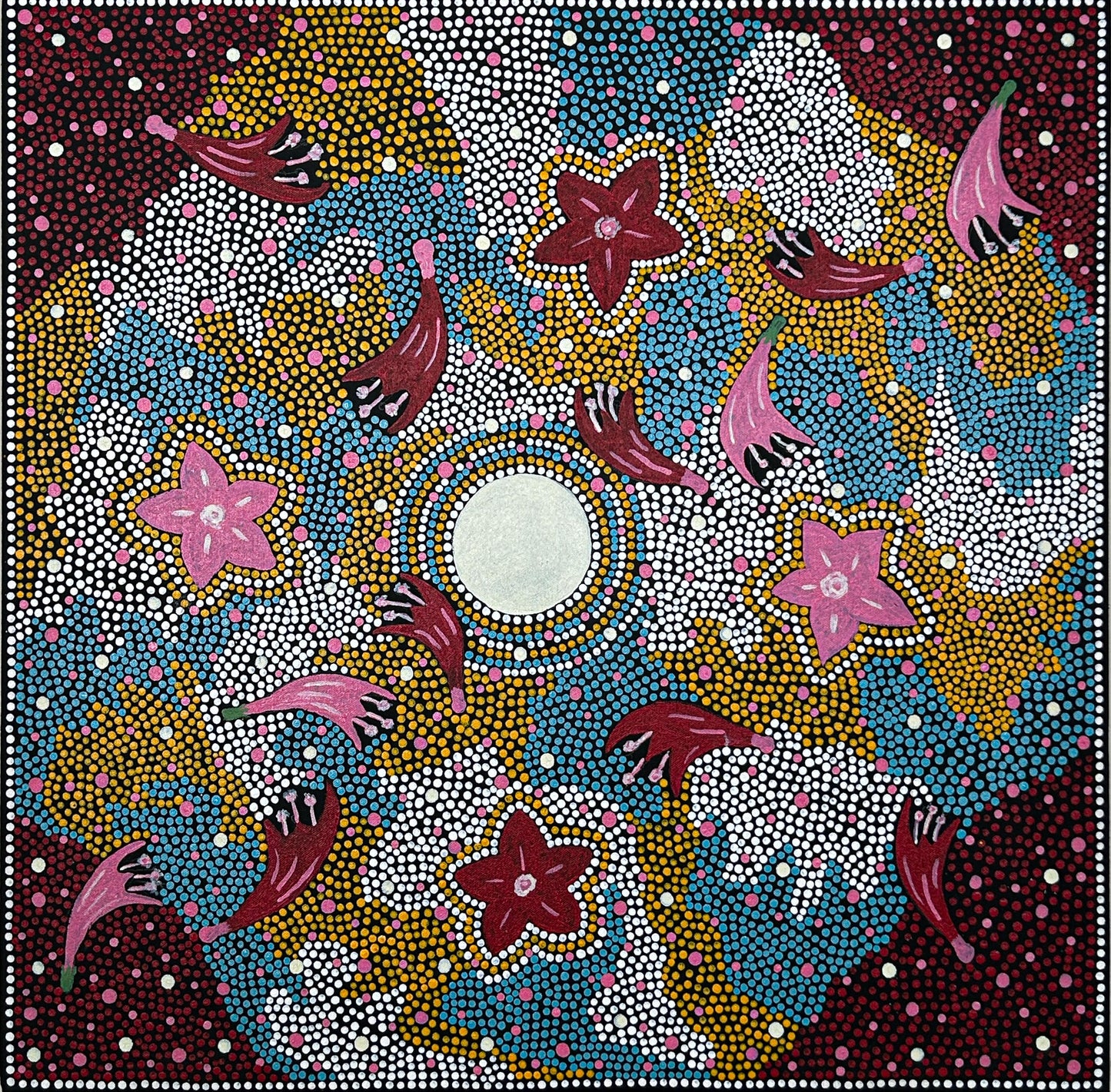 Women tree , 61x61cm