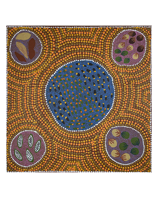 Bush tucker, 61x61cm