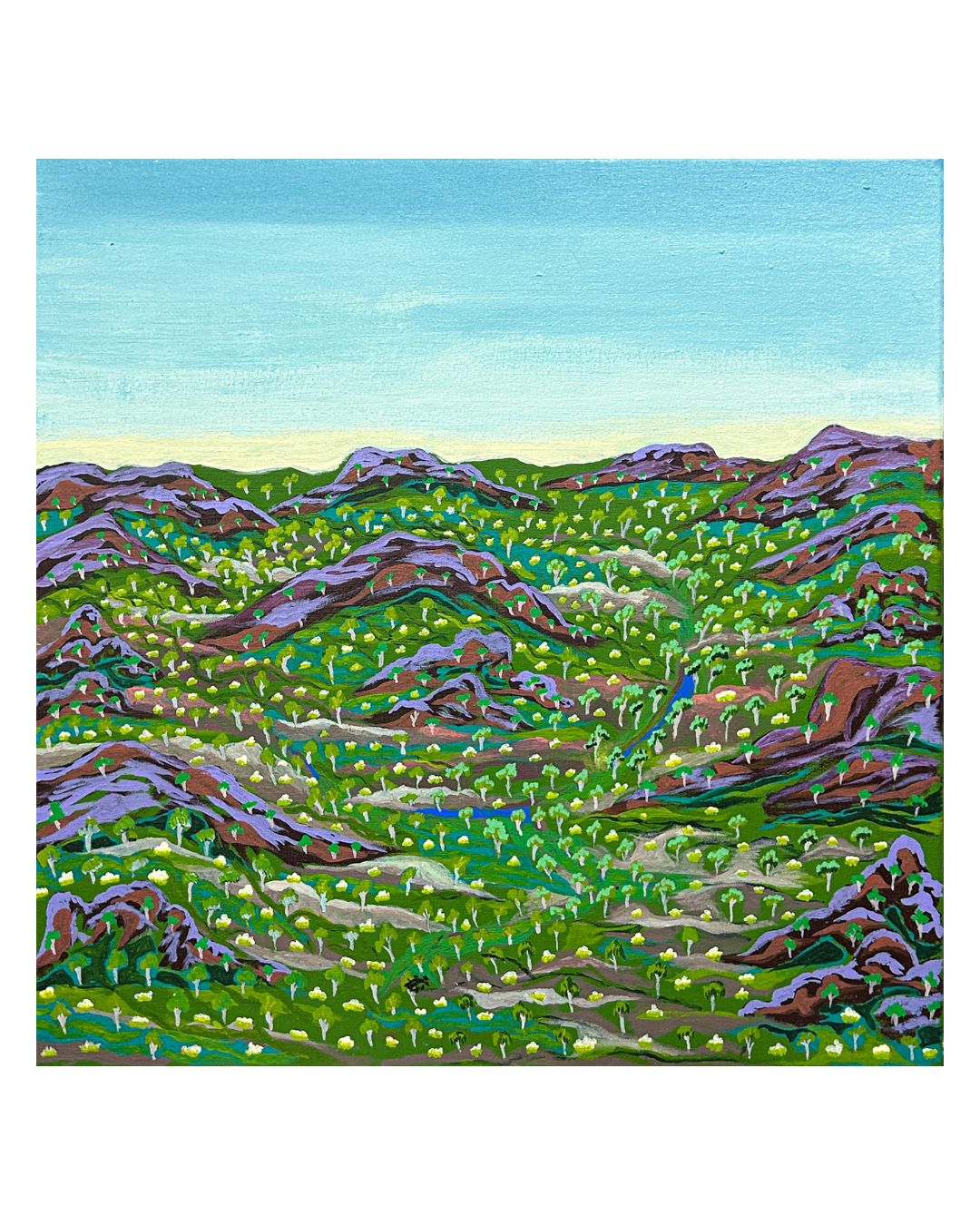 Beautiful Country, 61x61cm