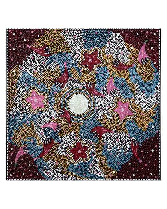 Women tree , 61x61cm