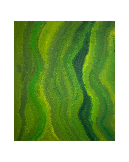 Bush medicine leaves, 107x91cm