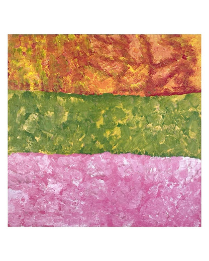 Bush Flowers, 91x91cm