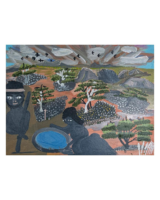 Walking around Country, 46x61cm