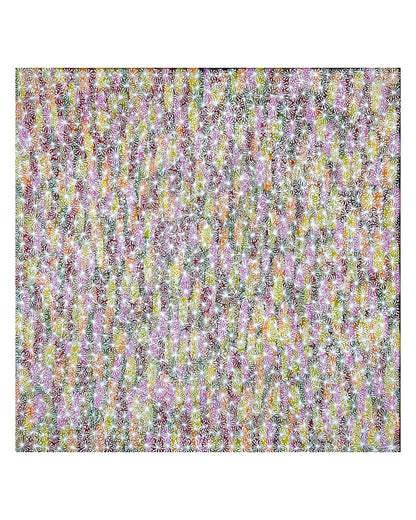 Bush medicine leaves, 61x61cm
