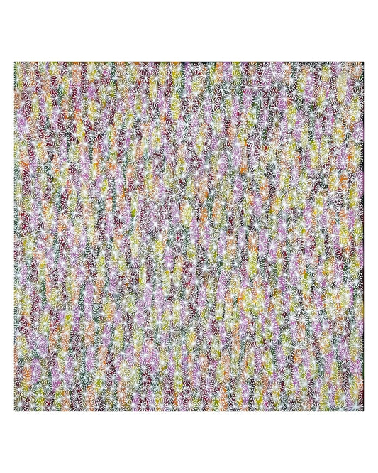 Bush medicine leaves, 61x61cm