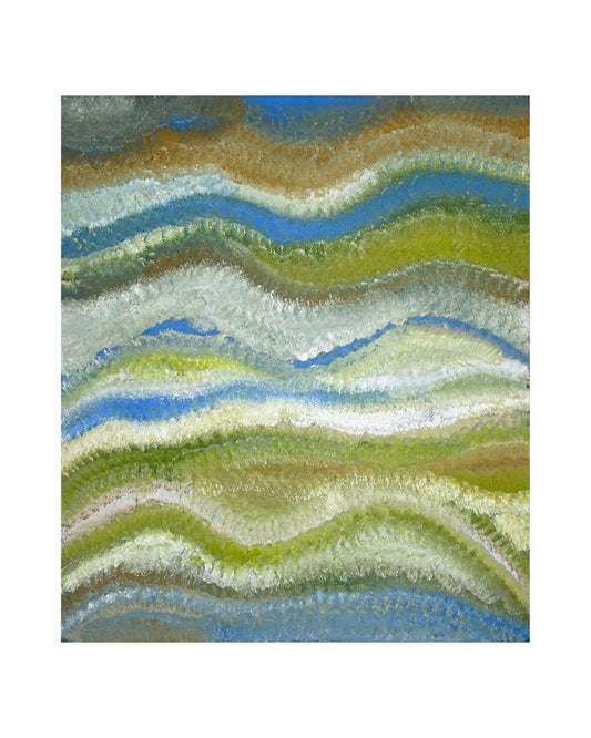 Bush medicine leaves, 107x91cm