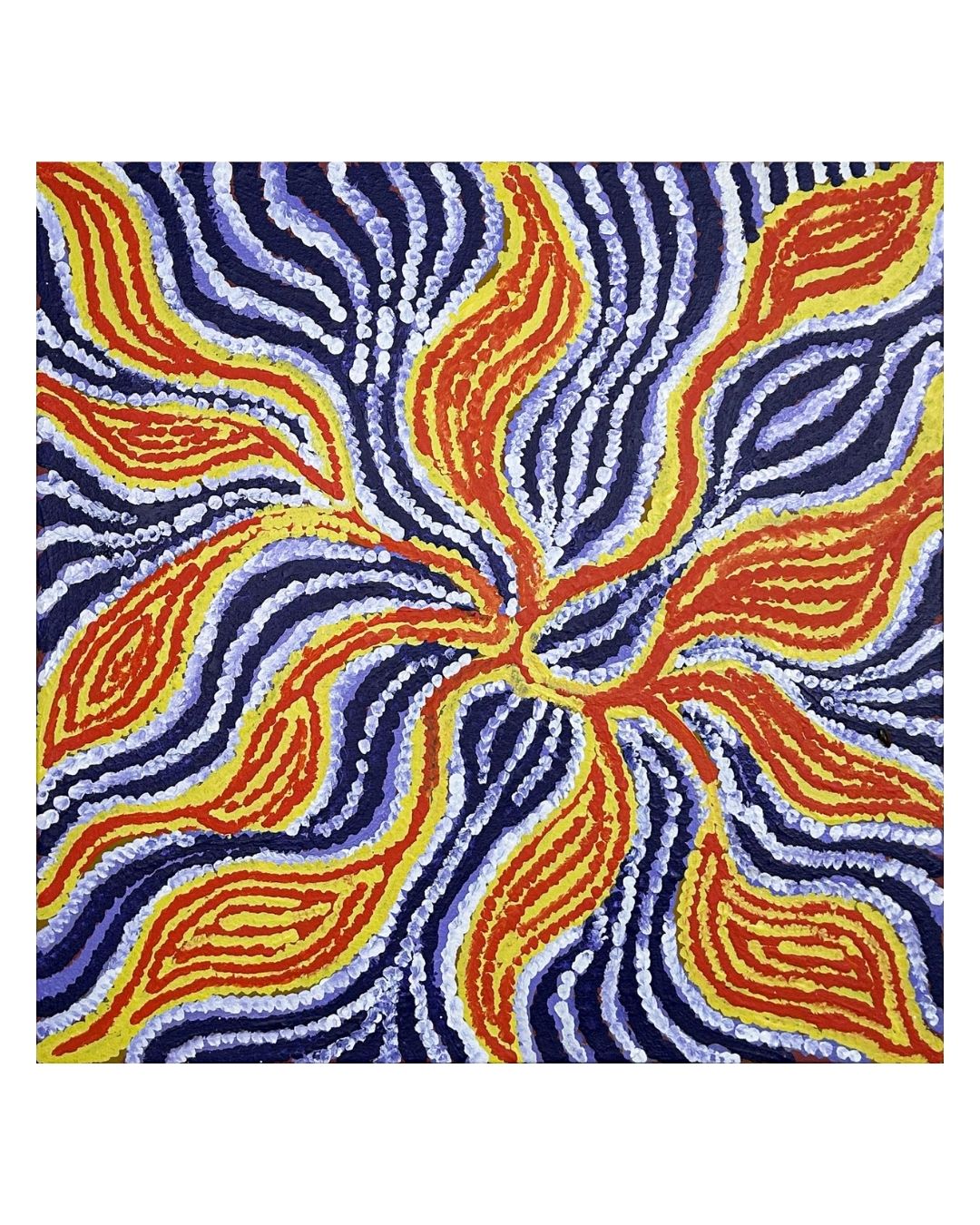 Bush medicine leaf, 61x61cm
