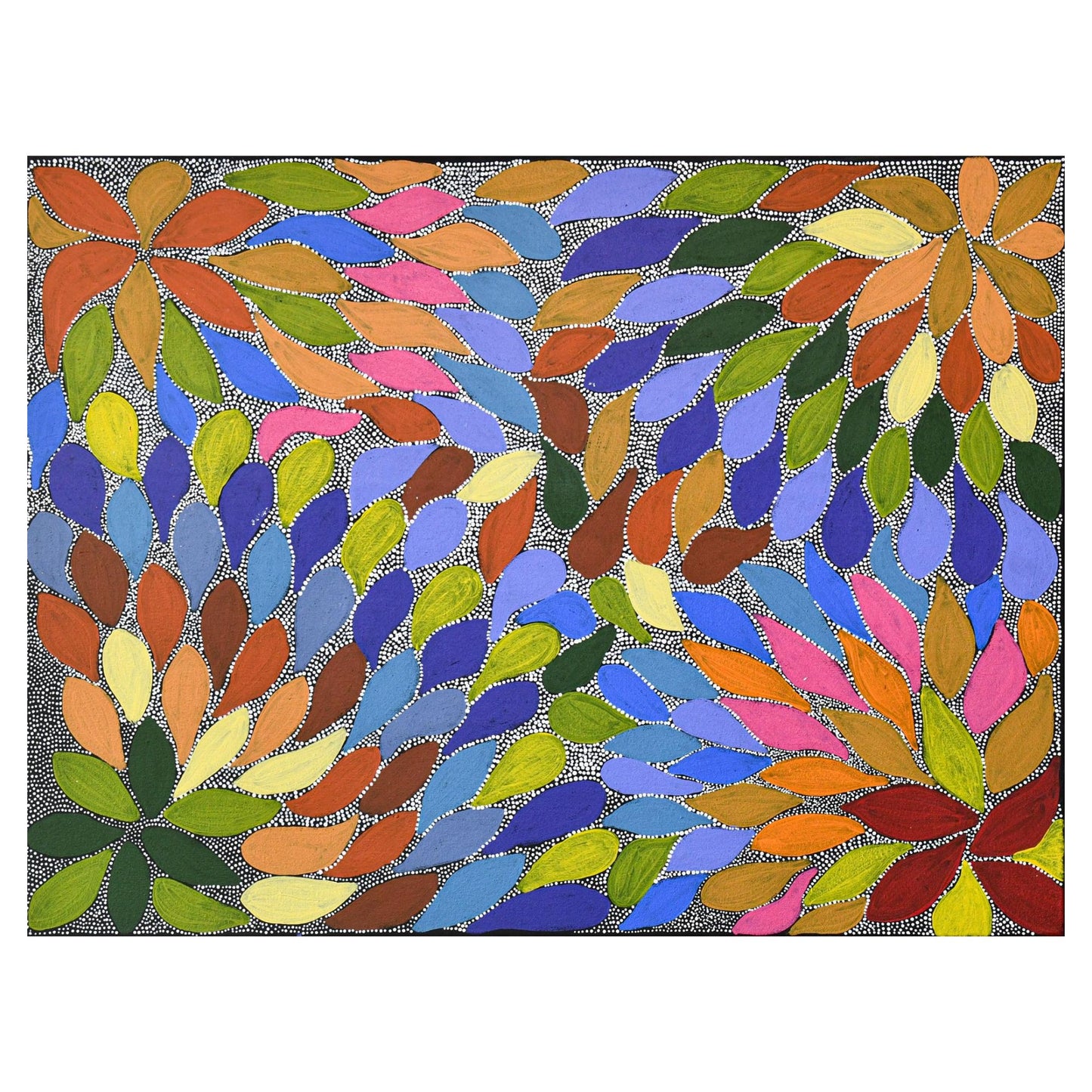 Bush Medicine Leaves, 80x60cm