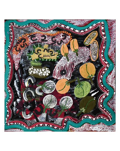 When we go out, 61x61cm