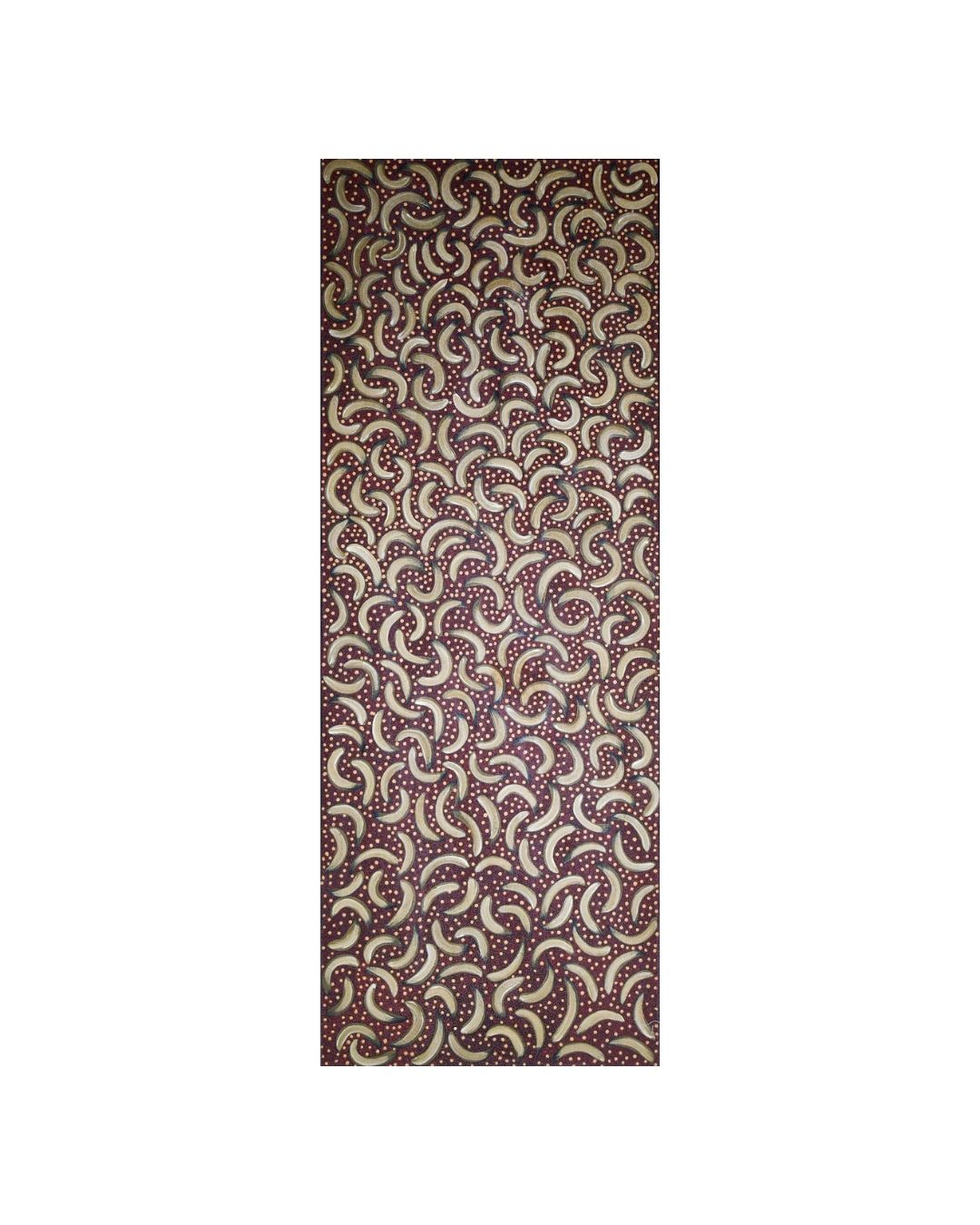 Bush medicine leaves, 46x122cm