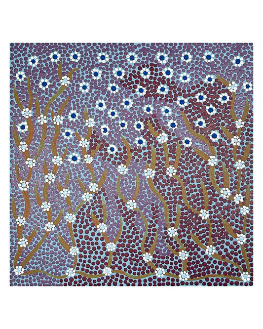 Bush flowers, 56x56cm